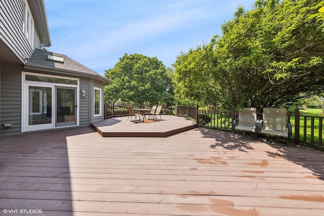 4332 Camelot Cir, Naperville, IL 60564 - view of wooden terrace