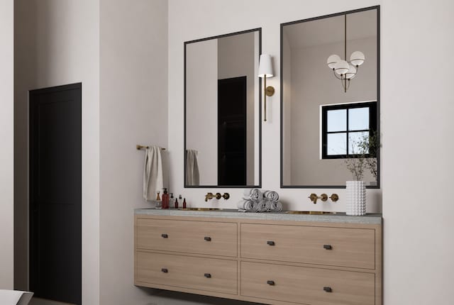 4570 Pamela Ct, Long Grove, IL 60047 - full bathroom featuring double vanity