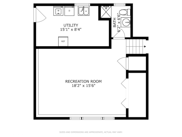 16101 Wabash Ave, South Holland, IL 60473 - floor plan / room layout