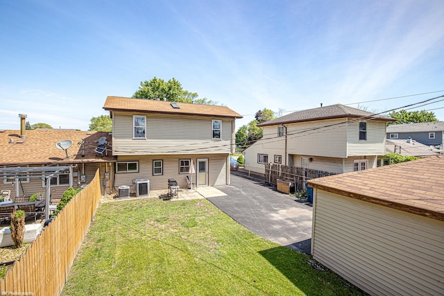 4037 W 90th Pl, Hometown, IL 60456 - rear view of property featuring a patio area and central air condition unit