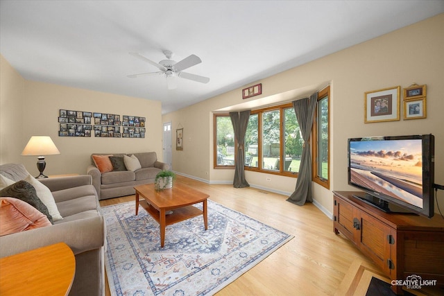 1903 Brentwood Ln, Wheaton, IL 60189 - living area with ceiling fan and light wood-style flooring