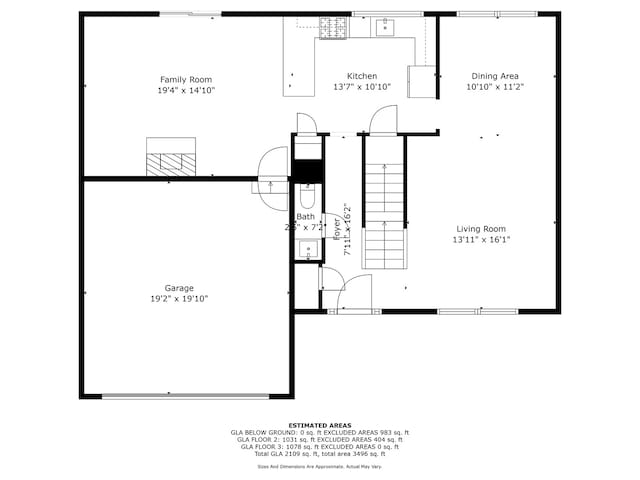 926 Navajo St, Carol Stream, IL 60188 - view of home floor plan