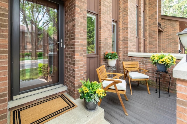1023 Rene Ct, Park Ridge, IL 60068 - property entrance featuring brick siding and a porch
