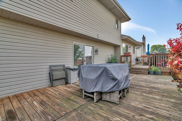 2825 Centurion Ln, New Lenox, IL 60451 - view of wooden deck