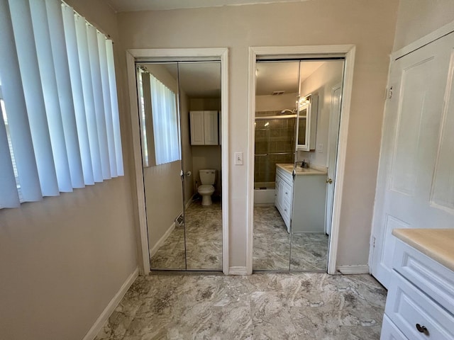 418 S Main St, Rankin, IL 60960 - bathroom with vanity and toilet