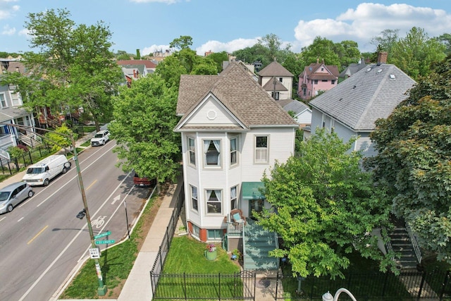 2559 N Saint Louis Ave, Chicago, IL 60647 - aerial perspective of suburban area