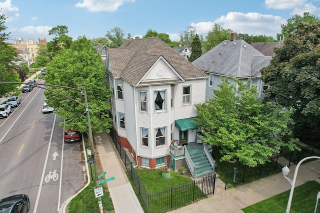2559 N Saint Louis Ave, Chicago, IL 60647 - view of front of property with roof with shingles