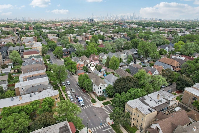 2559 N Saint Louis Ave, Chicago, IL 60647 - bird's eye view of city skyline