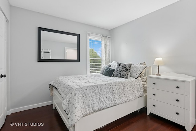 1981 White Oak Dr, Algonquin, IL 60102 - bedroom with dark wood-style floors and baseboards