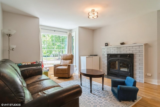 2617 Thayer St, Evanston, IL 60201 - living room featuring wood finished floors