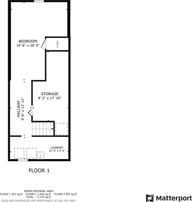 225 S Gladstone Ave, Aurora, IL 60506 - property floor plan