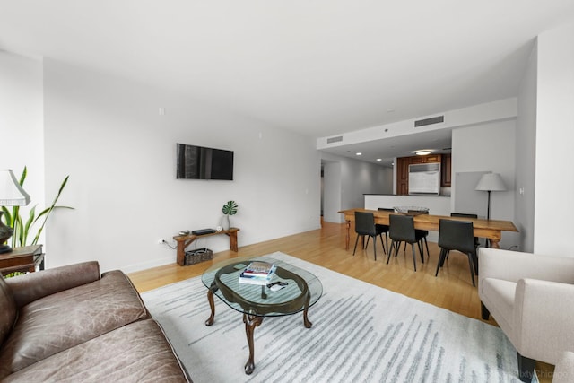 60 E Monroe St Unit 1604, Chicago, IL 60603 - living room with light wood-style floors