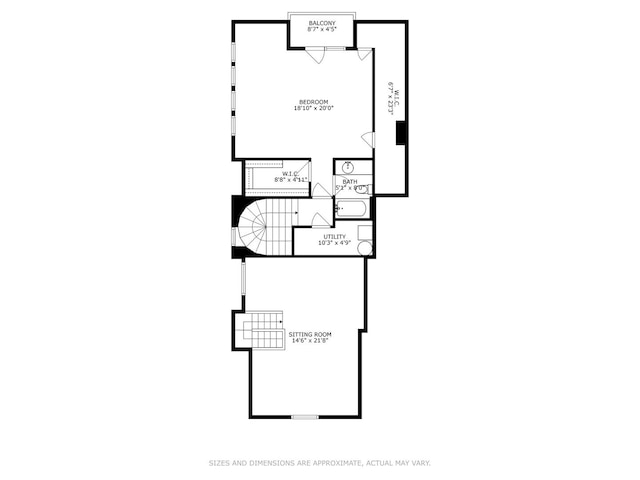 1717 W Huron St, Chicago, IL 60622 - home floor plan