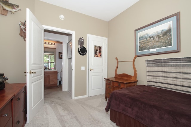 11646 Evergreen Ln, Huntley, IL 60142 - bedroom with light colored carpet and baseboards
