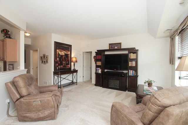 11646 Evergreen Ln, Huntley, IL 60142 - living room with light carpet and baseboards