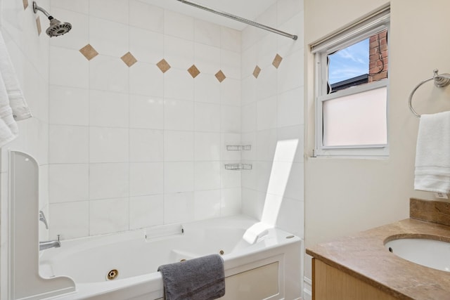 1325 W Wolfram St Unit 3, Chicago, IL 60657 - bathroom with a combined bath / shower with jetted tub and vanity