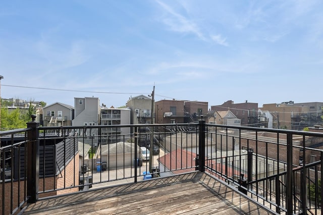 1325 W Wolfram St Unit 3, Chicago, IL 60657 - wooden deck featuring a residential view