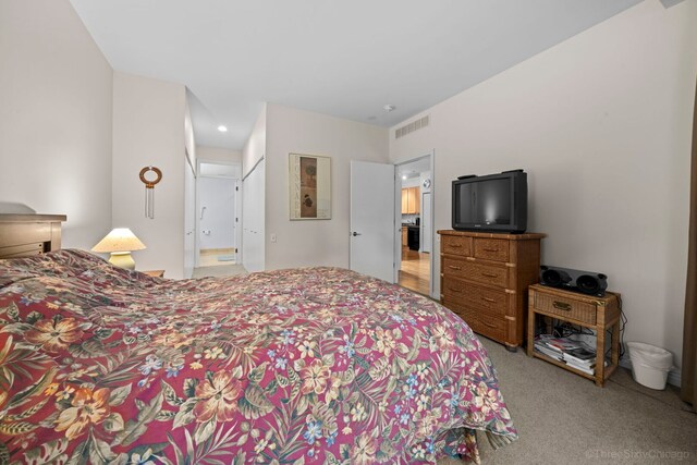 333 N Jefferson St Unit 307, Chicago, IL 60661 - bedroom featuring light carpet