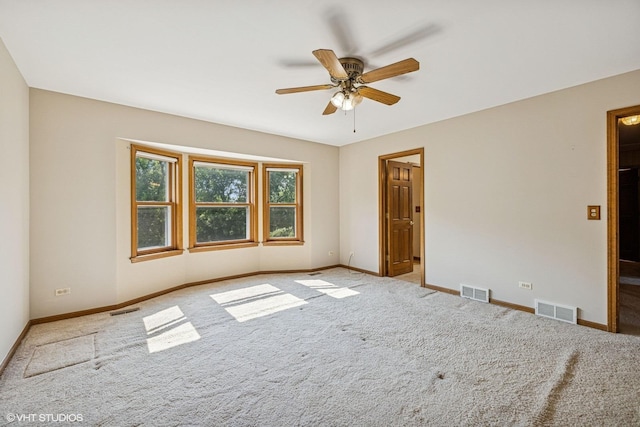 321 Greens View Dr, Algonquin, IL 60102 - unfurnished room with carpet flooring, ceiling fan, and baseboards