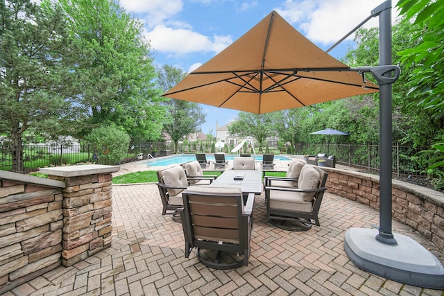 12533 Rosewood Dr, Homer Glen, IL 60491 - fenced backyard featuring a patio area and outdoor lounge area