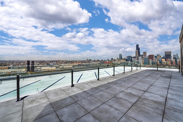 1530 S State St Unit 18A-B, Chicago, IL 60605 - view of tennis court with a view of skyline