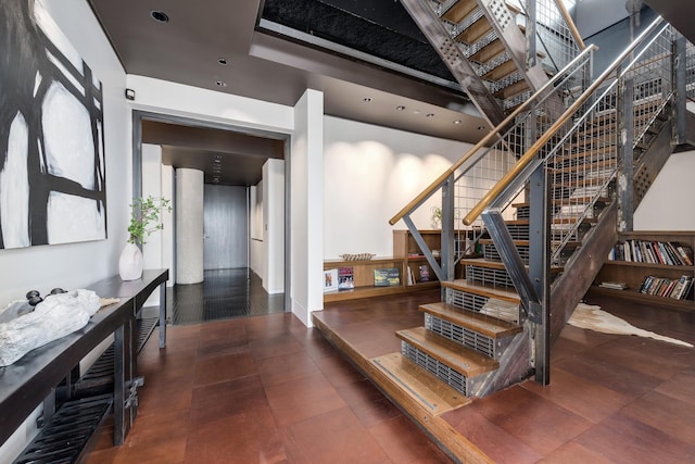1530 S State St Unit 18A-B, Chicago, IL 60605 - staircase with recessed lighting
