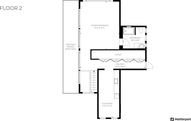 1530 S State St Unit 18A-B, Chicago, IL 60605 - room layout
