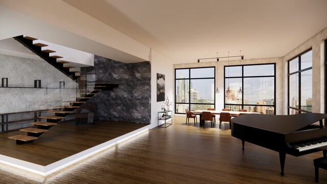 1530 S State St Unit 18A-B, Chicago, IL 60605 - interior space with wood finished floors and healthy amount of natural light