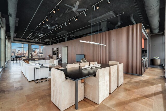 1530 S State St Unit 18A-B, Chicago, IL 60605 - common area featuring wooden walls
