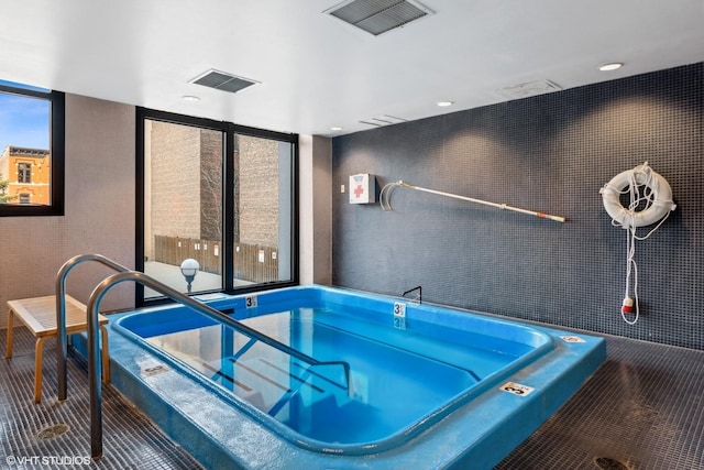 2020 N Lincoln Park W Unit 30L, Chicago, IL 60614 - misc room featuring tile patterned floors and recessed lighting