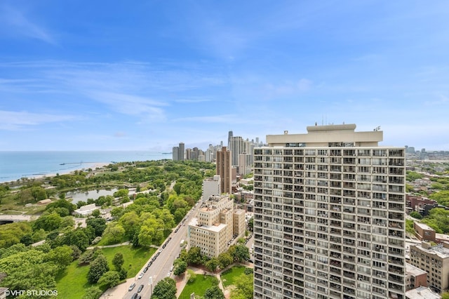 2020 N Lincoln Park W Unit 30L, Chicago, IL 60614 - view of property featuring a view of city and a water view