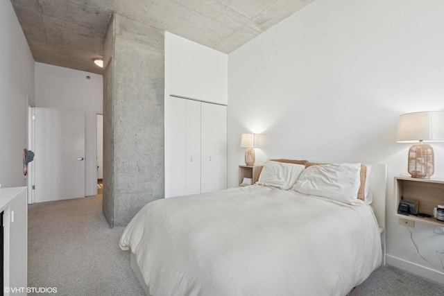 235 W Van Buren St Unit 3419, Chicago, IL 60607 - bedroom featuring light carpet and a closet