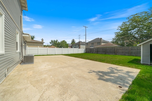 791 N Michigan St, Elmhurst, IL 60126 - view of yard with a patio and central air condition unit