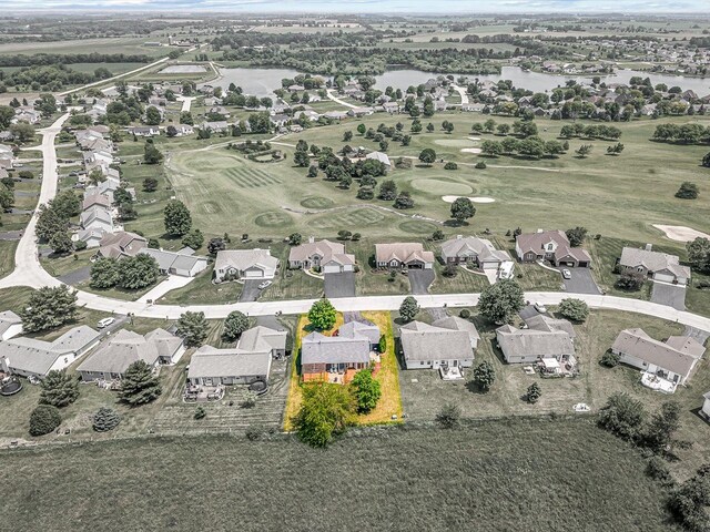 4306 Westridge Dr, Winnebago, IL 61088 - aerial view of residential area with a nearby body of water