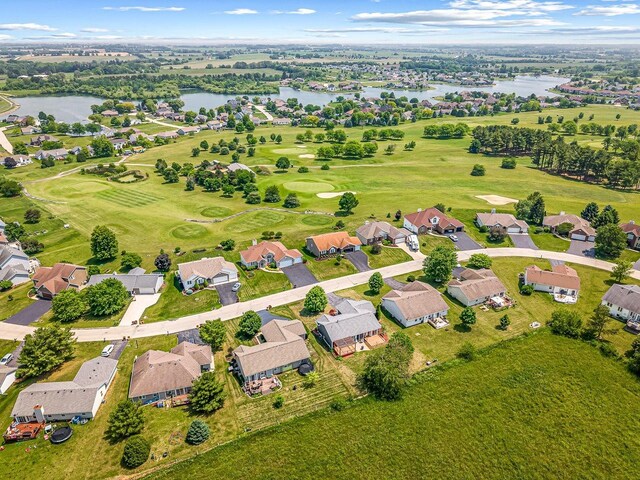 4306 Westridge Dr, Winnebago, IL 61088 - aerial view of residential area featuring a nearby body of water