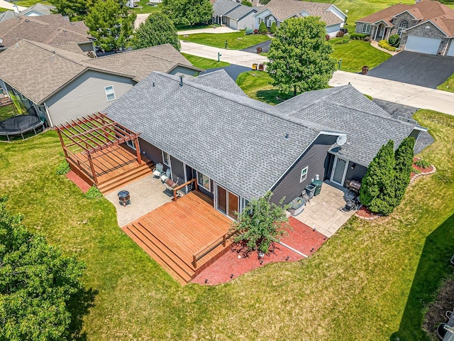 4306 Westridge Dr, Winnebago, IL 61088 - aerial perspective of suburban area