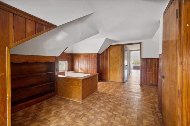 212 S Austin Blvd, Oak Park, IL 60304 - bonus room with wooden walls, healthy amount of natural light, and lofted ceiling