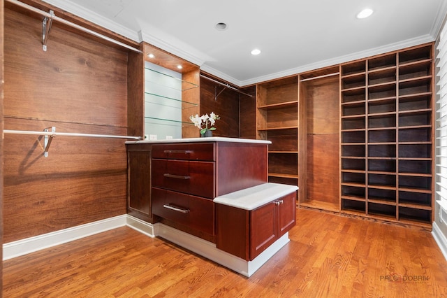 43 Kings Cross Dr, Lincolnshire, IL 60069 - spacious closet with light wood-type flooring