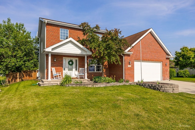 24147 S Sunset Dr, Channahon, IL 60410 - view of front of house featuring concrete driveway, brick siding, and an attached garage