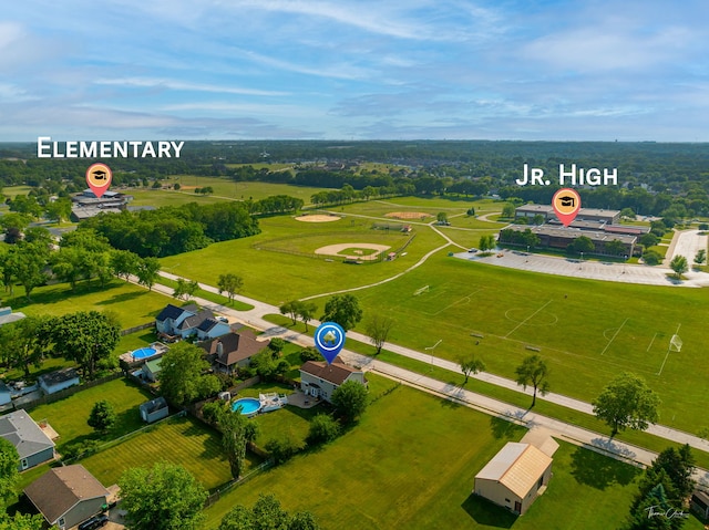 24147 S Sunset Dr, Channahon, IL 60410 - drone / aerial view