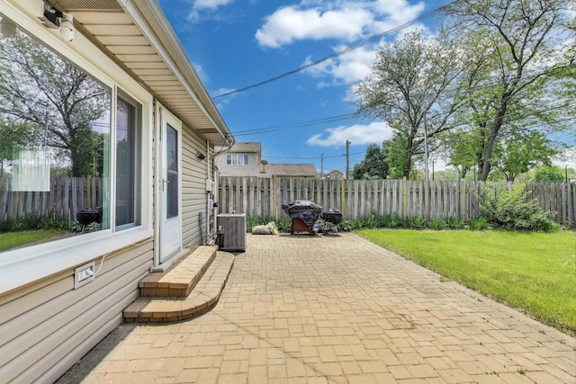 1564 Webster Ln, Des Plaines, IL 60018 - view of patio with cooling unit