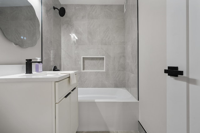 33 E Cedar St Unit 6B, Chicago, IL 60611 - bathroom featuring vanity and shower / tub combination