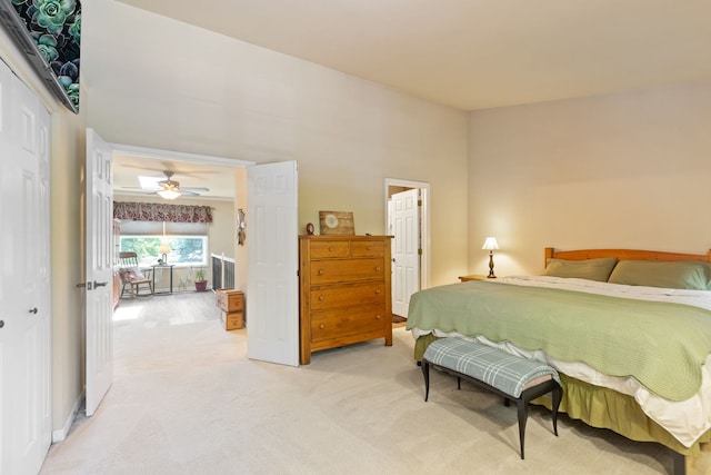 211 Spring Point Dr, Carpentersville, IL 60110 - bedroom featuring light carpet