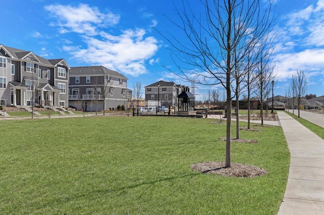 2145 Yellowstone Blvd, Mundelein, IL 60060 - view of home's community with a residential view and a yard