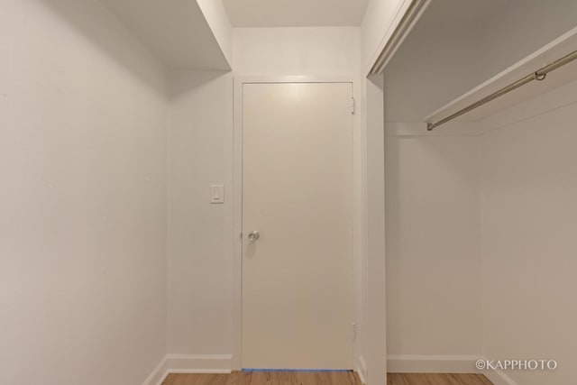 3600 N Lake Shore Dr Unit 1603, Chicago, IL 60613 - walk in closet featuring light wood finished floors