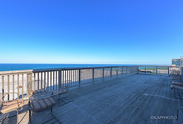 3600 N Lake Shore Dr Unit 1603, Chicago, IL 60613 - deck with a water view