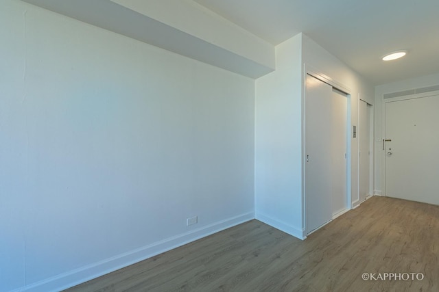 3600 N Lake Shore Dr Unit 1603, Chicago, IL 60613 - unfurnished room with wood finished floors and baseboards