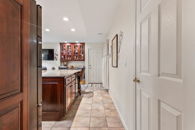 2910 Greystone Pl, Champaign, IL 61822 - bathroom featuring recessed lighting and tile patterned flooring