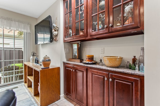 2910 Greystone Pl, Champaign, IL 61822 - bar featuring light tile patterned floors