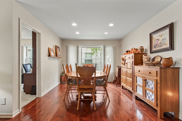 2910 Greystone Pl, Champaign, IL 61822 - dining room featuring hardwood / wood-style floors and recessed lighting